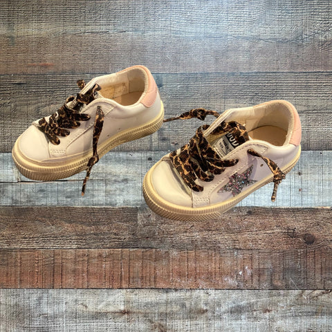 Golden Goose Toddler Animal Print Shoelace Sneakers- Size 22 (US size 6)