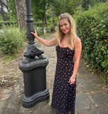 Carly Jean Black Floral Dress- Size S (sold out online)