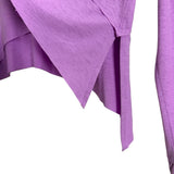 Free People Movement Purple Long Sleeve Hi-Lo Thumb Hole Top- Size S