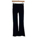 No Brand (Mooslover) Black Ribbed Flare Leggings- Size S (Inseam 31”)