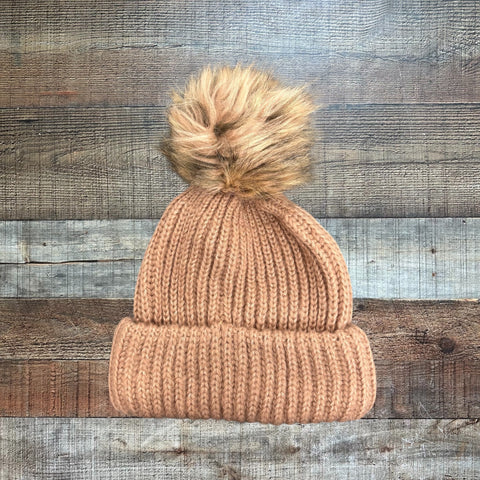 Topshop Tan Beanie