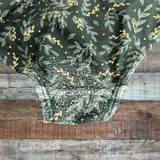 Ollie's Day Forest Green Leaf Print Swimsuit - Size 2-3Y (See Notes)
