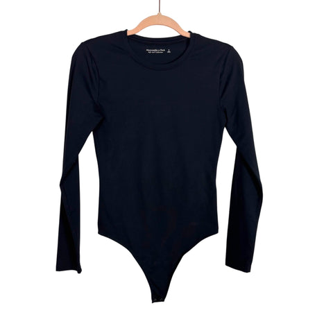 Abercrombie & Fitch Soft A&F Collection Black Bodysuit - Size S