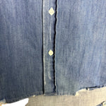 Frank & Eileen Fiona Distressed Chambray Sleeveless Top - Size XS