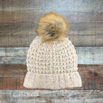 g&l White Lambs Wool Blend Beanie