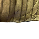 By Together Metallic Bronze Pleated Skirt - Size L (See Notes)