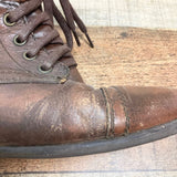 Steve Madden Brown Lace Up Boots- Size 8.5 (see notes)