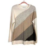 Staccato Cream Colorblock Sweater - Size S (Sold Out Online)