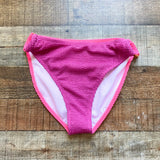 Pink Lily Magenta/Hot Pink Textured Bikini Bottoms NWOT- Size S (we have matching top)
