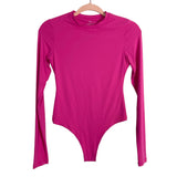 Pumiey Hot Pink Long Sleeve Bodysuit- Size S