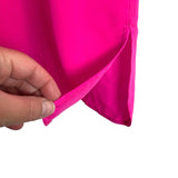 Equipment Hot Pink 100% Silk Dress- Size L (see notes)