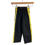 No Brand Black with Yellow Satin Ribbon Stripe Costume Pants-Size 3