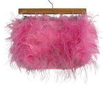 Buddy Love Pink Feather Bandeau Corset Lining Top- Size M (sold out online)