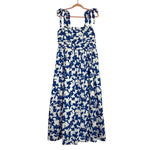 Abercrombie & Fitch White/Blue Floral Print Maxi Dress NWT - Size L
