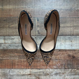 Manolo Blahnik Suede Animal Print Stilettos- Size 39/US 8.5 (see notes)