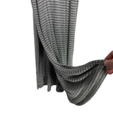 Gap Grey and White Striped Tank Side Slit Dress- Size M