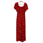 Ivy City Red Floral Print Jumpsuit - Size XL (sold out online)