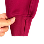 Lululemon Dark Berry Scuba Half Zip Hooded Sweatshirt-Size M/L