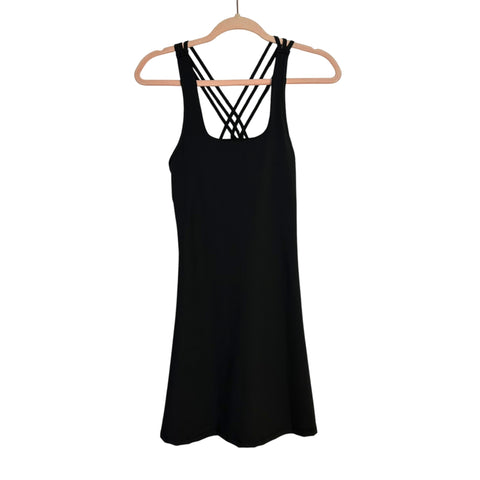 SHEIN Black Activewear Dress With Built In Bra - Size S