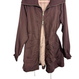 Varley Brown Shimmer Alison Adjustable Waist Jacket- Size M