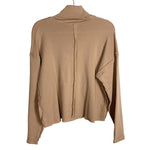 LPA Tan Turtleneck Front Seam Top- Size S