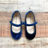 Childrenchic Navy Blue Velvet Mary Janes- Size 27/US 10C
