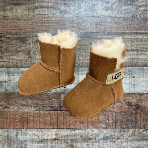 Ugg Brown Sherpa Lined Boots - Size US XS Kids