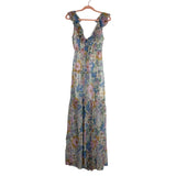 Aakaa Floral Back Tie Dress NWT- Size M