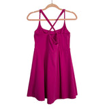 No Brand Fuchsia with Built In Shorts Athletic Dress- Size L