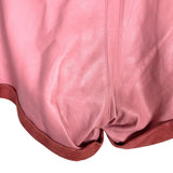 One Teaspoon Pink 100% Leather Rolled Cuff Shorts- Size 25 (see notes)