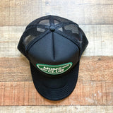 Otto Black Moms Club Back Mesh Adjustable Hat- One Size Fits Most