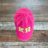 No Brand Pink "KH" Hat