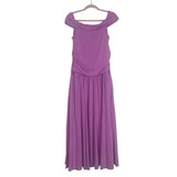 Abercrombie & Fitch Modal-Blend Collection Pinkish Purple Cinched Sides Off the Shoulder Dress- Size L