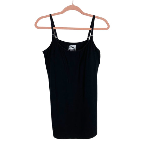 LUXE Essentials Black Nursing Tank- Size L