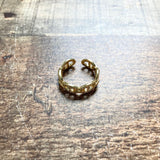 Gold Adjustable Ring- Size 6/7