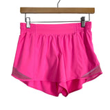 Lululemon Hot Pink with Side Mesh Running Shorts- Size 8 Tall