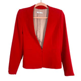 Mango Suit Red Shoulder Padded Blazer- Size XXS (see notes)