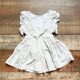 Ollie's Day Cream and Grey Striped Romper- Size 3Y