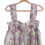 Vestique Purple Floral Dress- Size M