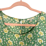 Jodifl Green Floral Dress- Size M (see notes)