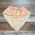 Posh Peanut Pink with Origami Birds Bandana Bib