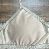 Aerie Mint Green Crochet Overlay Bikini Top- Size S (see notes)