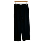 Spanx Black with Side White Stripes Air Essentials Track Pants- Size L (sold out online, Inseam 30.5”)