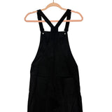 Skatie Black Corduroy Overalls- Size XS