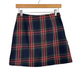 Cupshe Holiday Plaid High Waist Mini Skirt NWT- Size XS (sold out online)