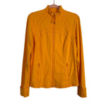 Lululemon Orange Zip Up Jacket- Size 12 (see notes)