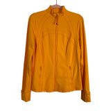 Lululemon Orange Zip Up Jacket- Size 12 (see notes)