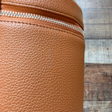 Saie Camel Vegan Leather Compartment Vanity Case (see notes, sold out online)