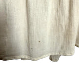 Princess Polly Off White Drawstring Waist Skirt- Size 2 (see notes)