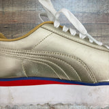 Puma Metallic Gold Platform Sneakers- Size 6 (see notes)